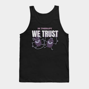 In Therapy We Trust Men's Mental Health Tank Top